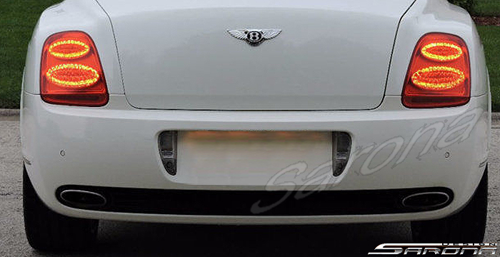 Custom Bentley Flying Spur  Sedan Rear Bumper (2004 - 2008) - $1290.00 (Part #BT-005-RB)